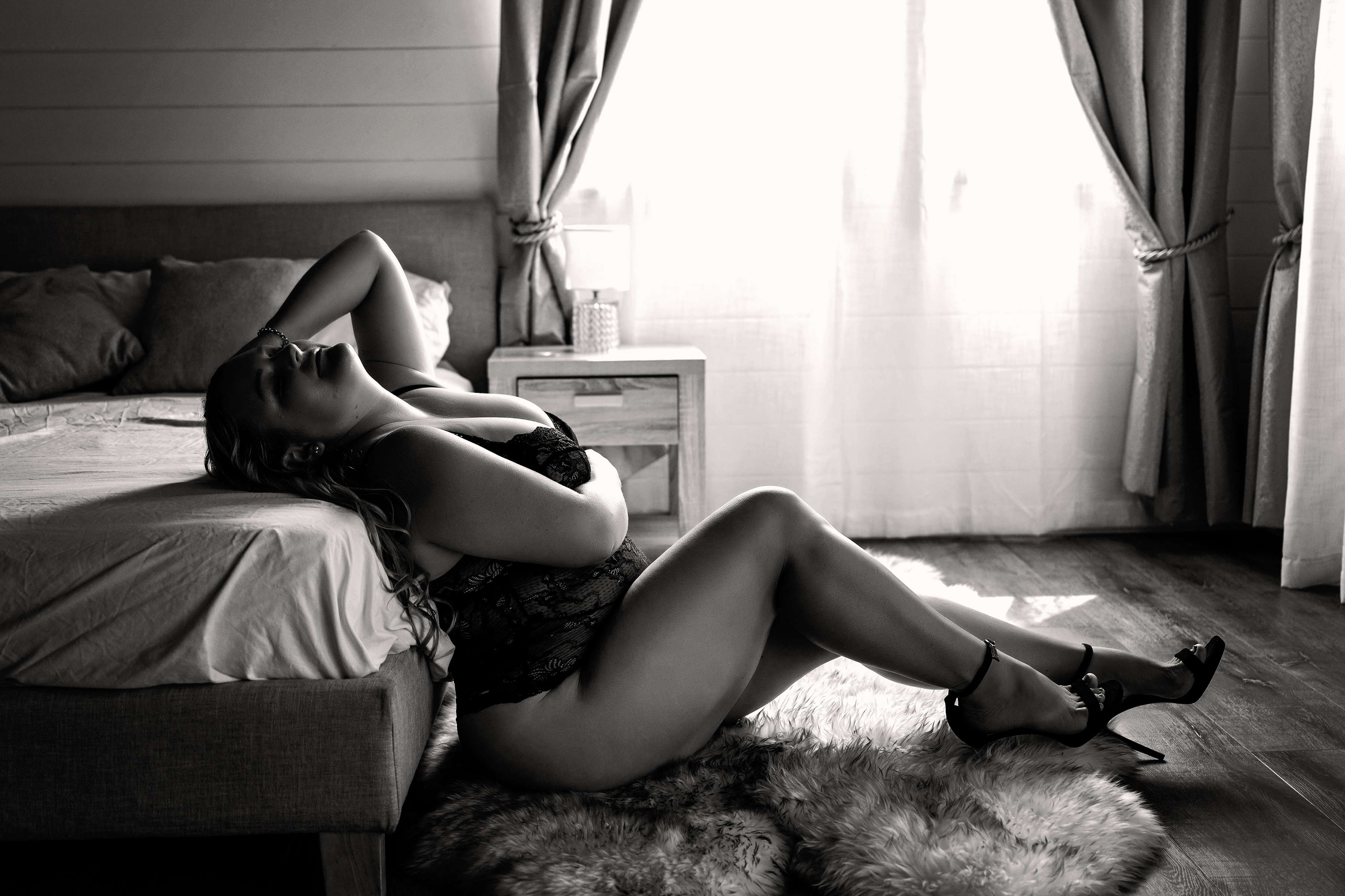 Boudoir photography session