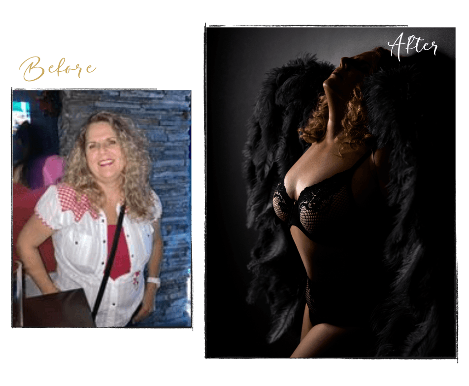 Amanda before and after