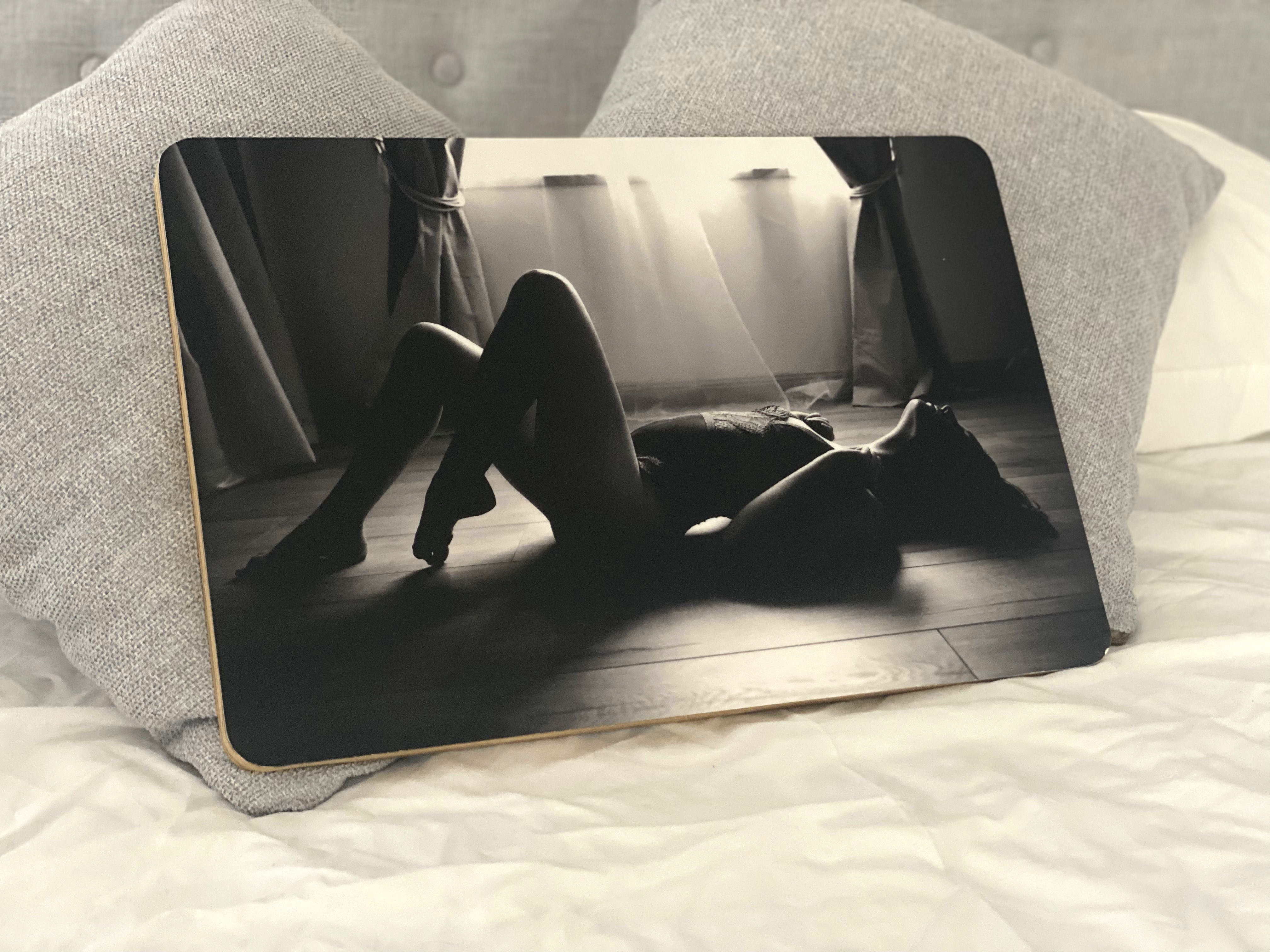 Marine Grade Timber boudoir wall art with matte lamination finish