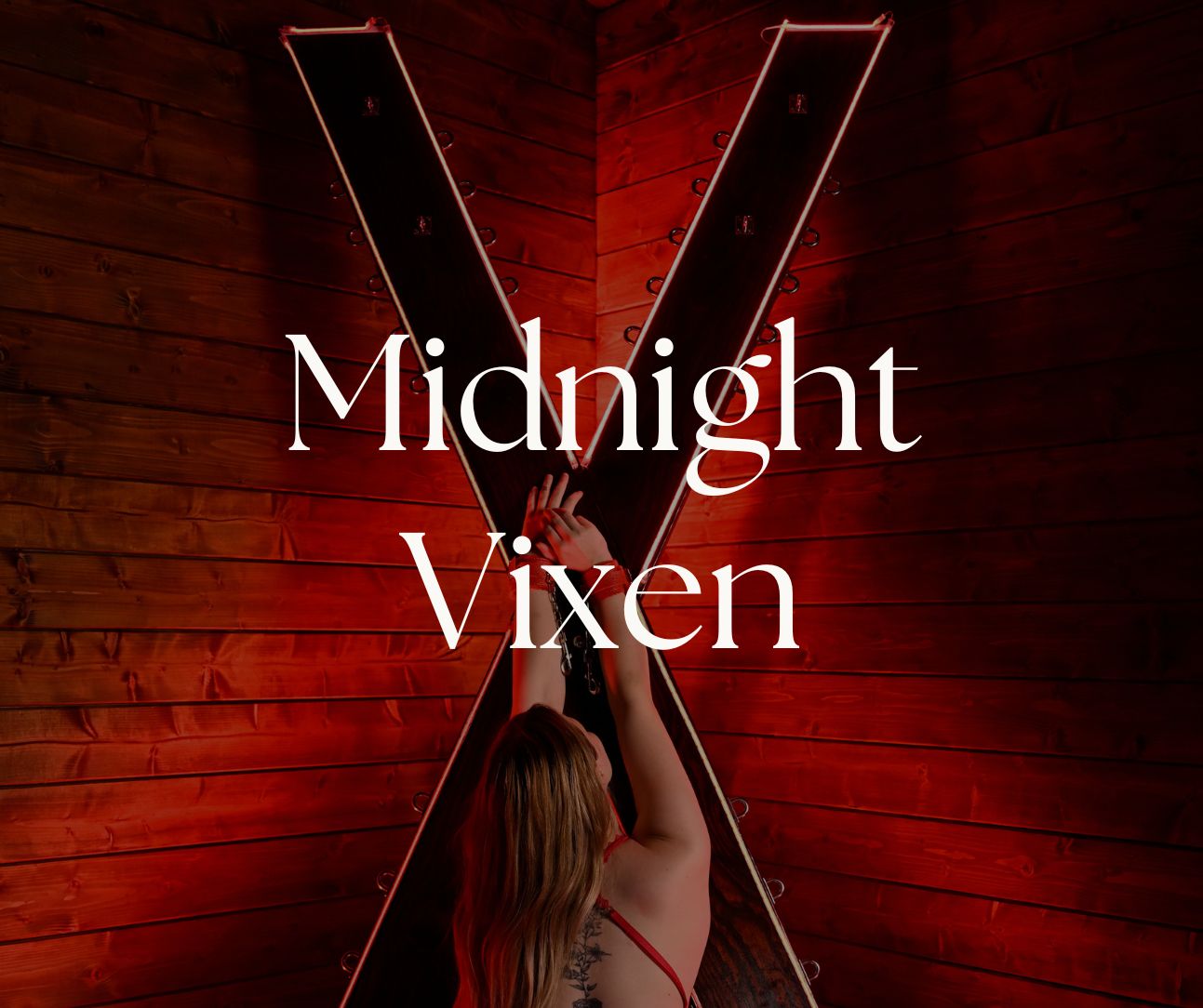 Midnight Vixen boudoir set - dramatic dark photography backdrop