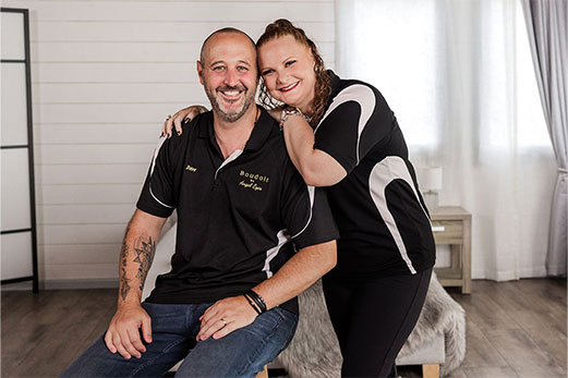 Dave and Mel Smalley - Brisbane boudoir photographers since 2009